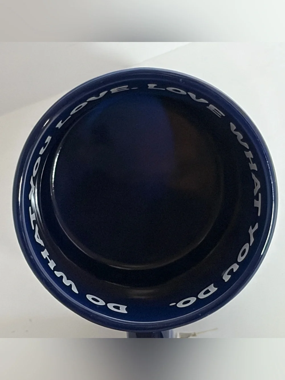 Life Is Good “Do What You Love” Dog Coffee Mug Navy Blue Ceramic 4.5”
